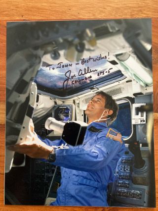 Nasa Astronaut Joe Allen Signed Photo