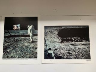 Set of 12,  1969 Apollo 11 Official NASA Photograph 14x11” Print Set 4 2