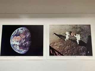 Set of 12,  1969 Apollo 11 Official NASA Photograph 14x11” Print Set 4 3
