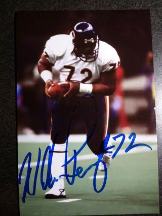 William Perry The Fridge Hand Signed Autograph 4x6 Photo - Bears Bowl