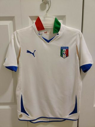 Puma Italy Jersey Away Kit Soccer Football Youth Xl World Cup 2010/11