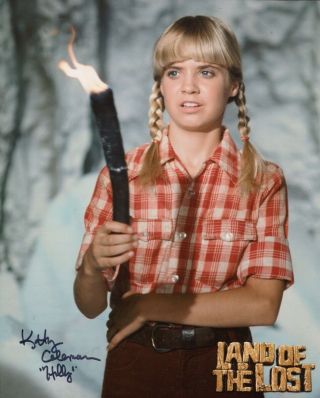 Land Of The Lost 8x10 Photo Signed By Kathy Coleman