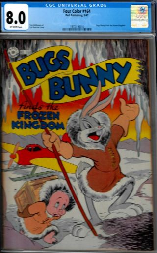 Bugs Bunny Fc164 - Cgc 8.  0 - Very Fine - Frozen Kingdom - 1947