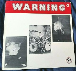 Warning: Self Titled 12 " Ep Unknown Fl Private Press Wave/aor/hard Rock Hear