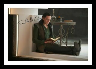 Tom Hiddleston - Loki Autograph Signed & Framed Photo 1