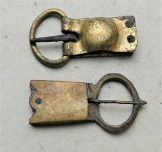 Medieval Brass Buckles Metal Detecting Finds