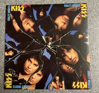 Kiss “crazy Nights,  ” ‘87 Mercury/ Polygram Records Nm Lp