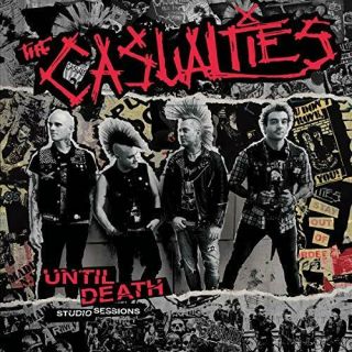 Casualties - Until Death - Studio Sessions (red Vinyl) - Lp Vinyl -