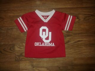Team Athletics Baby Boys Size 12 Months University Of Oklahoma Football Jersey