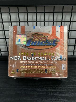 1998 - 99 Topps Finest Basketball Series 1 Factory Hobby Box