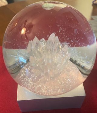 Crystal Cluster Snow Globe Zen,  Meditation