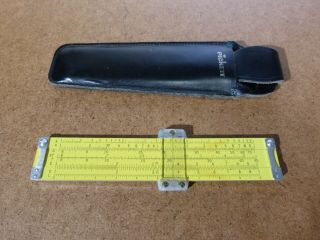 Vintage Pickett Model N200 - Es Trig Metal Slide Rule Calculator Made In Usa
