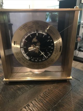 Vintage Seiko World Time Clock Brass Japan
