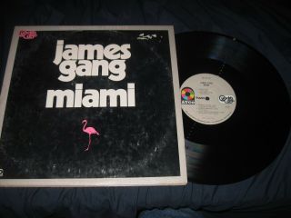 The James Gang Miami 1974 Atco Lp Quadraphonic Quadradisc Qd36 - 102 Cd - 4 Channel