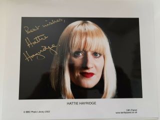 Hattie Hayridge Red Dwarf 10 X 8 Signed Dedicated Autograph - Photograph