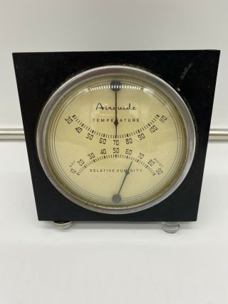Vintage Airguide Fee & Stemwedel Desktop Weather Relative Humidity Temperature