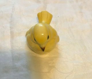 Vintage Goebel Porcelain Yellow Bird Figurine W Germany