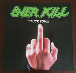 Overkill - Fuck You 1st Press Ep Vinyl German 
