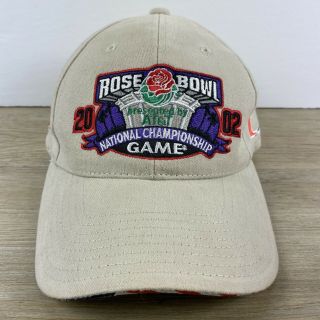 2002 Ncaa Rose Bowl National Championship Game Adjustble Strap Hat Cap Adult