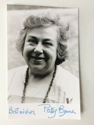 Patsy Byrne - Nursie In Blackadder - Hand Signed Autograph