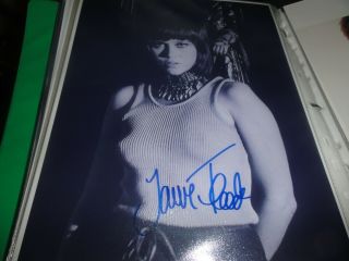 Young Jane Fonda Signed 8x11 Bxw Still