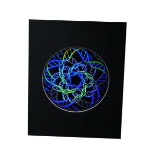 Dna Multi - Layer 2d 3d Hologram Picture Matted,  Collectible Embossed Type Film