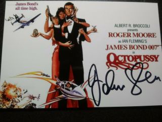 John Glen Authentic Hand Signed Autograph 4x6 Photo - Director 007 James Bond