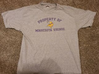 Vintage Minnesota Vikings T - Shirt Men 