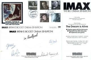 Imax First Day Cover 1985 Signed Richard Farrimond,  Nigel R Wood Astronauts