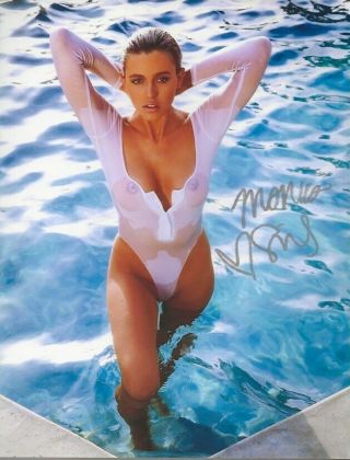 Playboy Playmate Monica Sims Sexy Signed/autographed 9x11 Photo 9 - 15