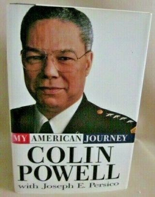 Colin Powell Hand Signed Book " My American Journey " 1st Ed 1st Prt Hc/dj