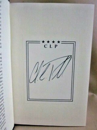 COLIN POWELL HAND SIGNED BOOK 
