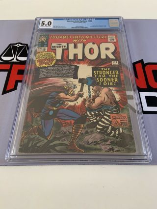 Marvel Comics Journey Into Mystery 114 Mighty Thor 1st Absorbing Man Cgc 5 Kirby