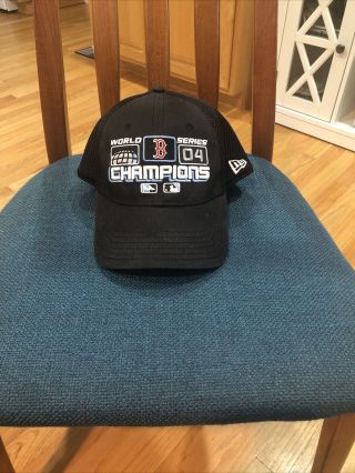 Boston Red Sox Mlb 2004 World Series Champions Era One Size Baseball Hat