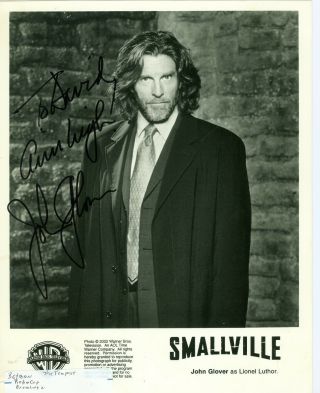 John Glover Lionel Luthor Smallville Hand Signed Autographed Photo Superman