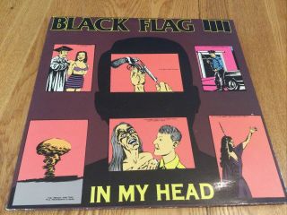 In My Head By Black Flag 1985 Sst Records Lp