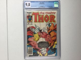 The Mighty Thor 338 Cgc 9.  8 2nd App Beta Ray Bill Walt Simonson 1983 White Pages