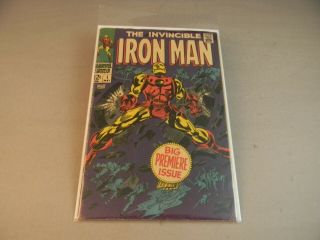 The Invincible Iron Man 1 Marvel Comics 1968 Tony Stark