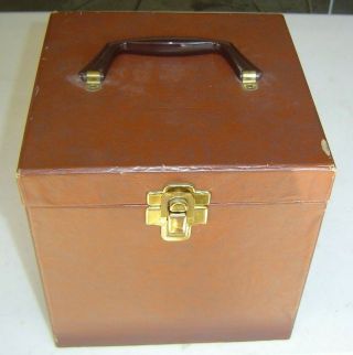 Vintage Amfile Platter Pak 45 Phonograph Record Case Vg,  Cond