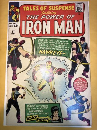 Tales Of Suspense 57 (1964,  Marvel) 1st Hawkeye 5.  0q