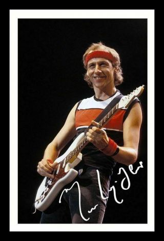 Mark Knopfler - Dire Straits Autograph Signed & Framed Photo