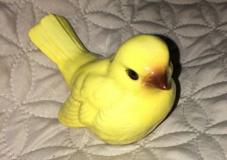 Antique Vintage Goebel Porcelain Yellow Bird W Germany Sweet Birdie Figurine