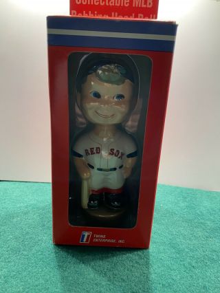 Mlb Collectible Red Sox Bobblehead 2001 Twins Enterprise Gold Base,