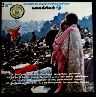 Woodstock - Music From The Soundtrack And More - 3 Record Set - 1970