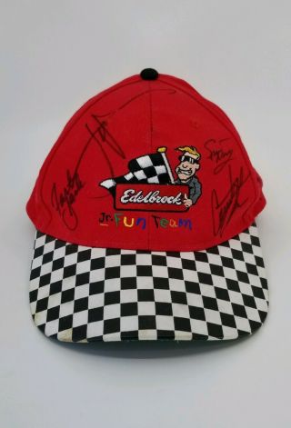 Jack Beckman Fast Jack Drag Racing,  4 More Autographed Edelbrock Snapback Hat