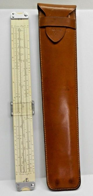 Pickett & Eckel Inc.  Slide Ruler 271 Model 1010 - T With Leather Case