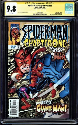 Spider - Man Chapter One 11 Cgc 9.  8 Ss Stan Lee White 1 Of 1 Cgc 1278792041