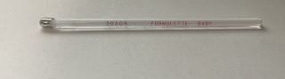 Vintage Collectible Formulette Baby Glass Medical Fever Thermometer