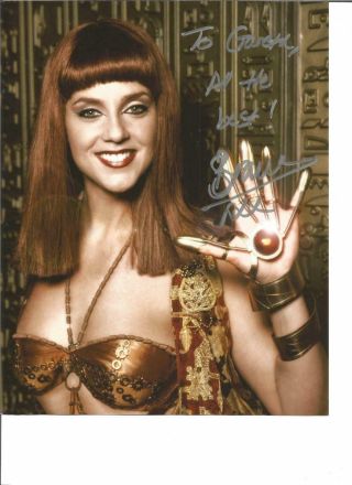 Suanne Braun As Hathor - Stargate Sg - 1 Autograph Aftal 10 X 8