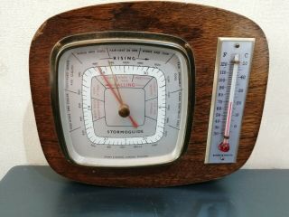 Old Stormoguide Barometer & Thermometer By Short & Mason